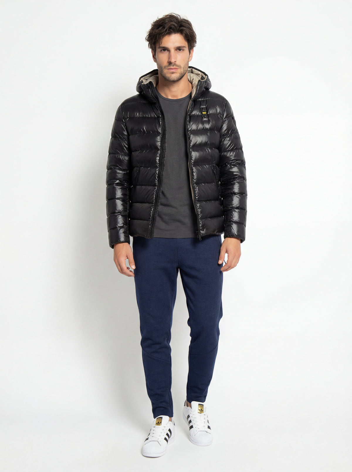 Superstar + Blauer Giubbino uomo + Adidas Pantalone tuta - 02