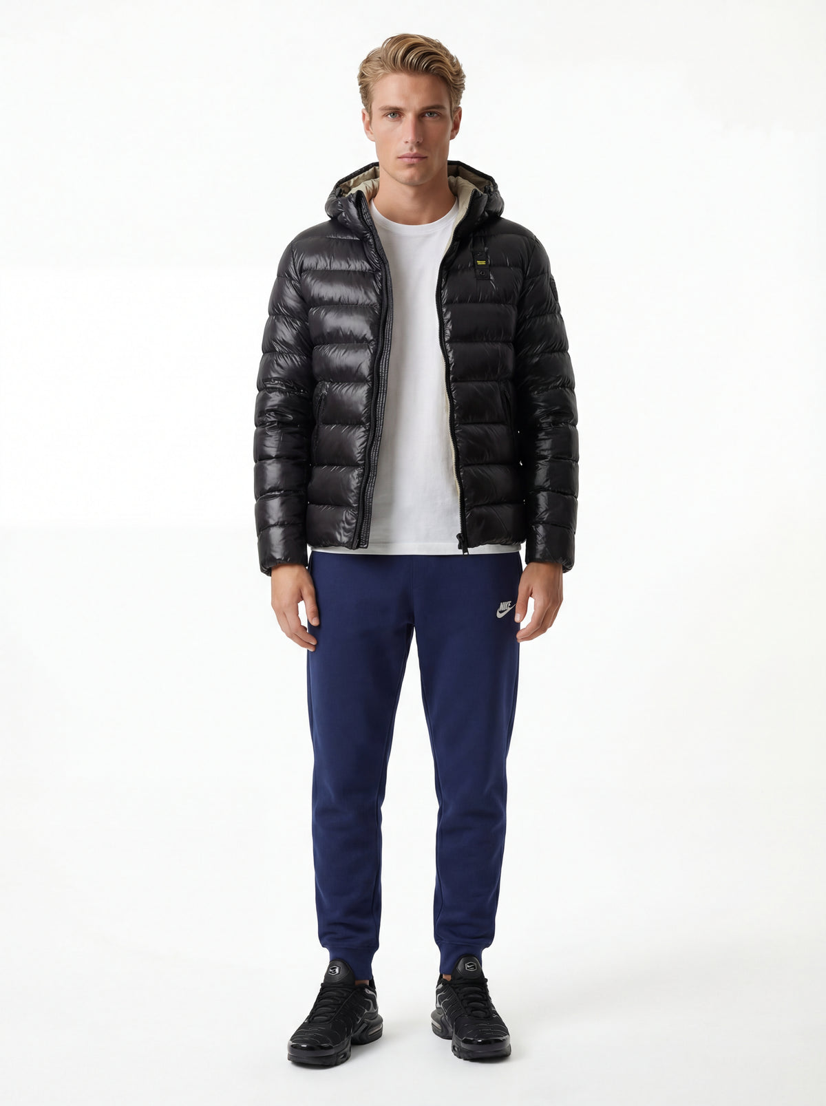 604133 050 Air + Blauer Giubbino uomo + Nike Pantalone Tuta - 04