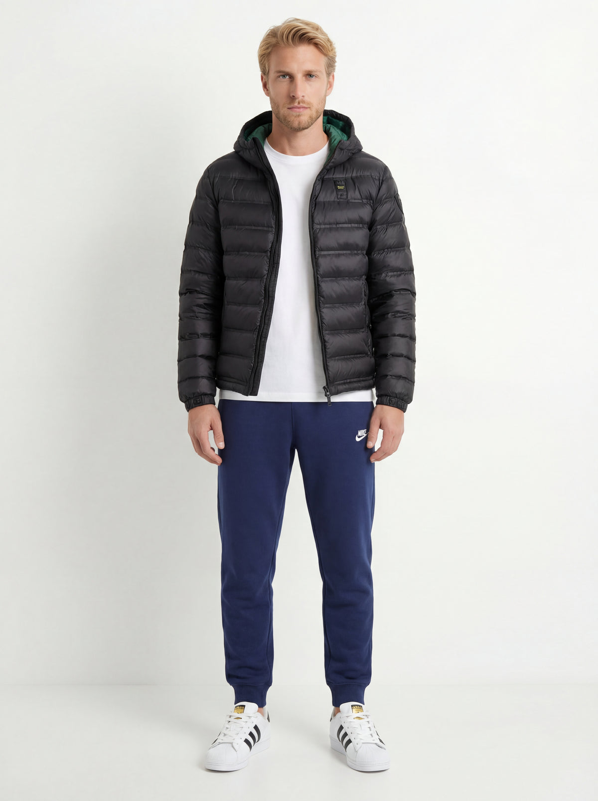 Superstar + Blauer Giubbino Uomo + Nike Pantalone Tuta - 03
