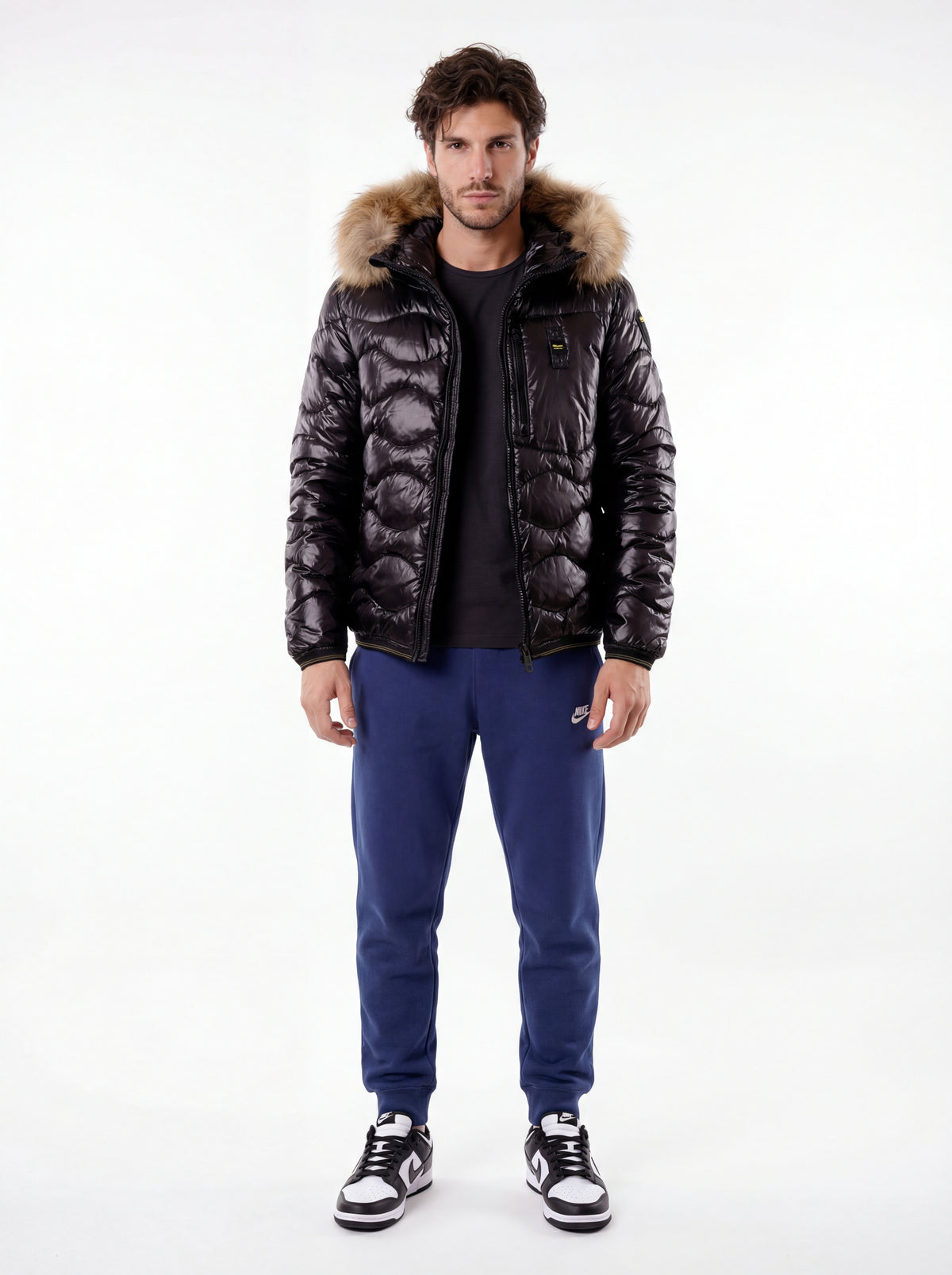 Nike DD1391 100 + Blauer Giubbino Uomo + Nike Pantalone Tuta - 04