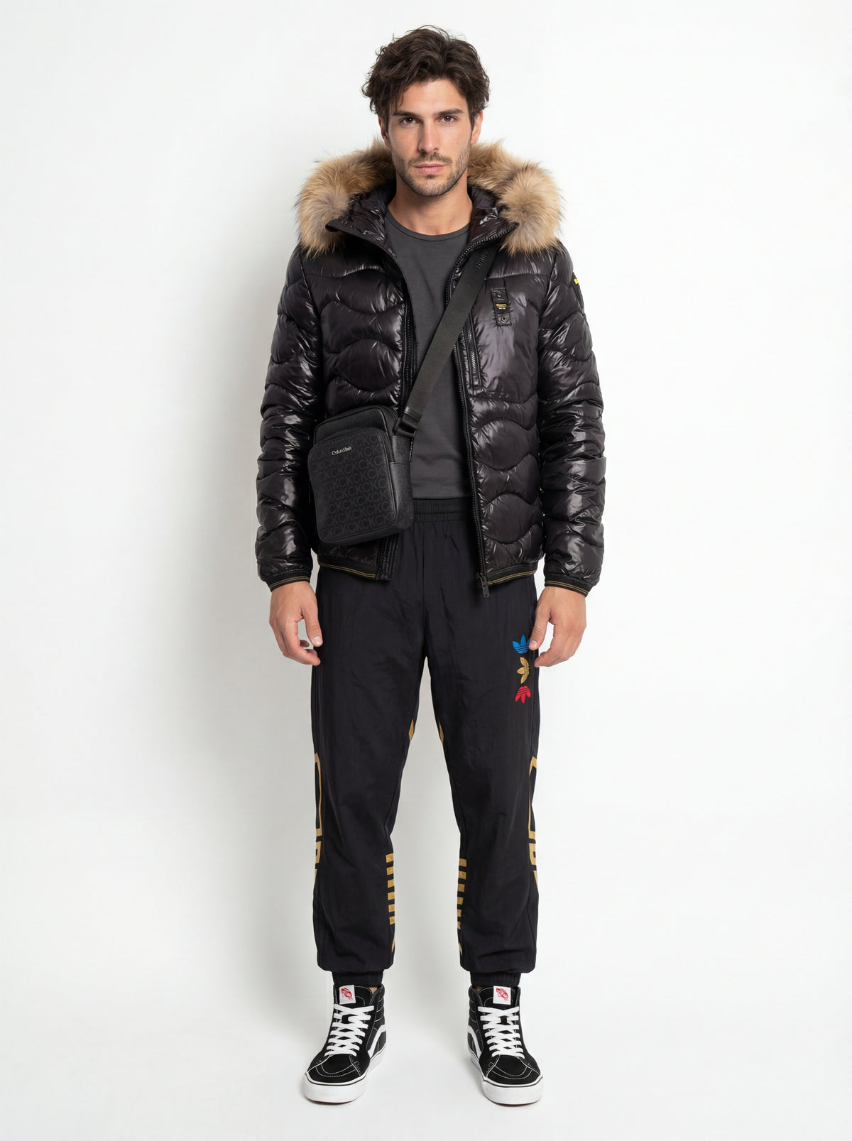 Vans + Blauer Giubbino Uomo + Adidas Pantalone tuta + Calvin Klein Tracolla - 05