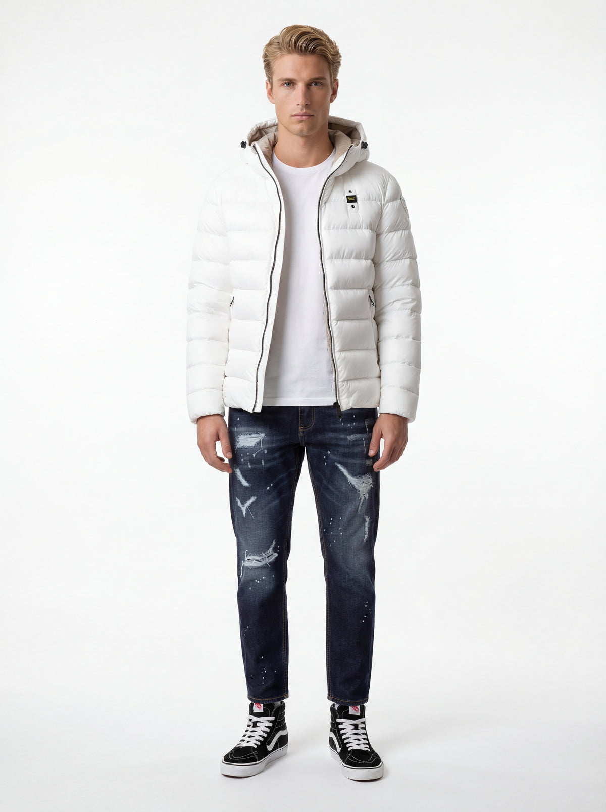 Vans + Blauer Giubbino Uomo + Soldier Jeans Crop - 02