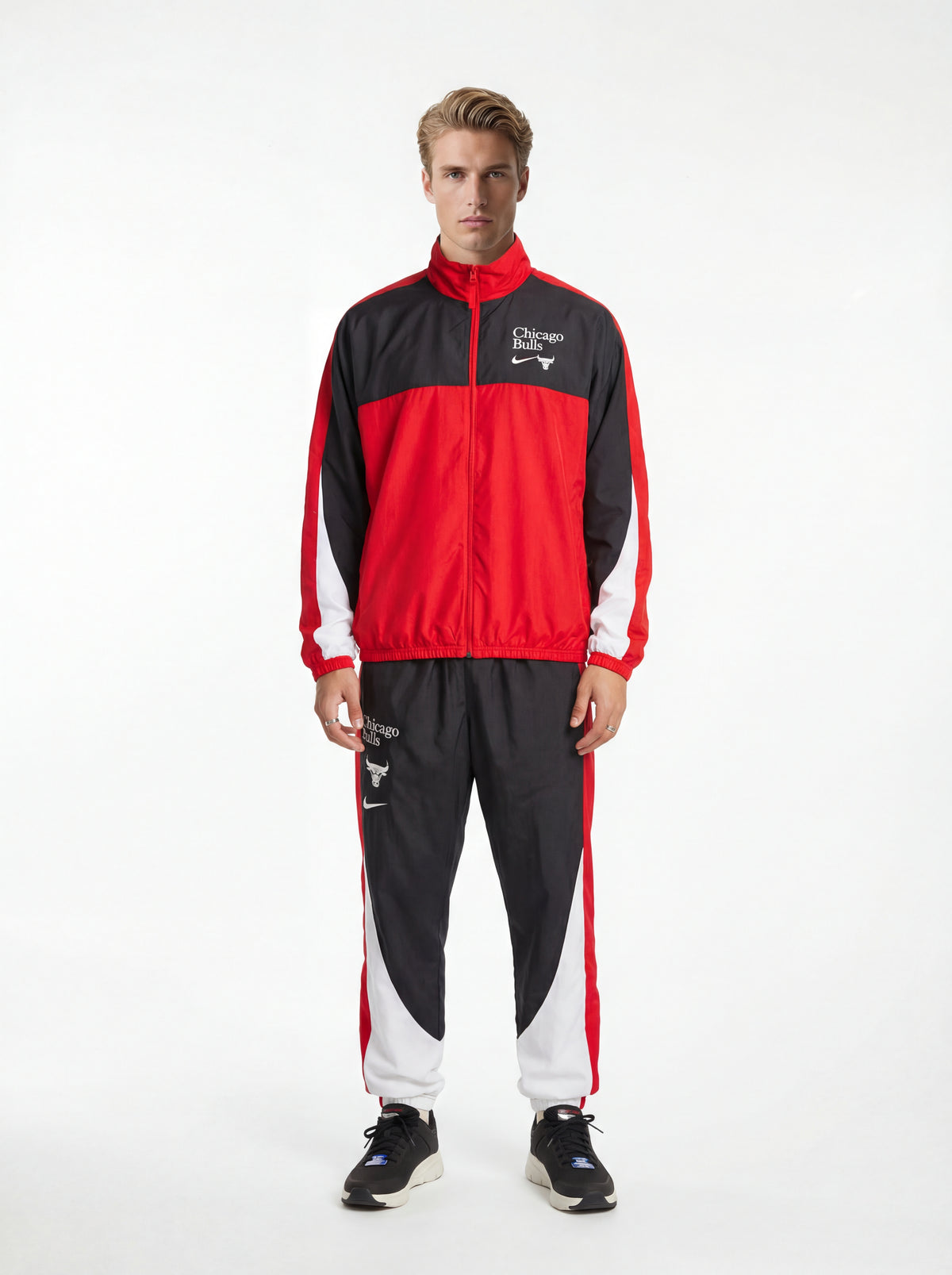 Skechers 232200 BKW + Tuta Chicago Bulls - 04