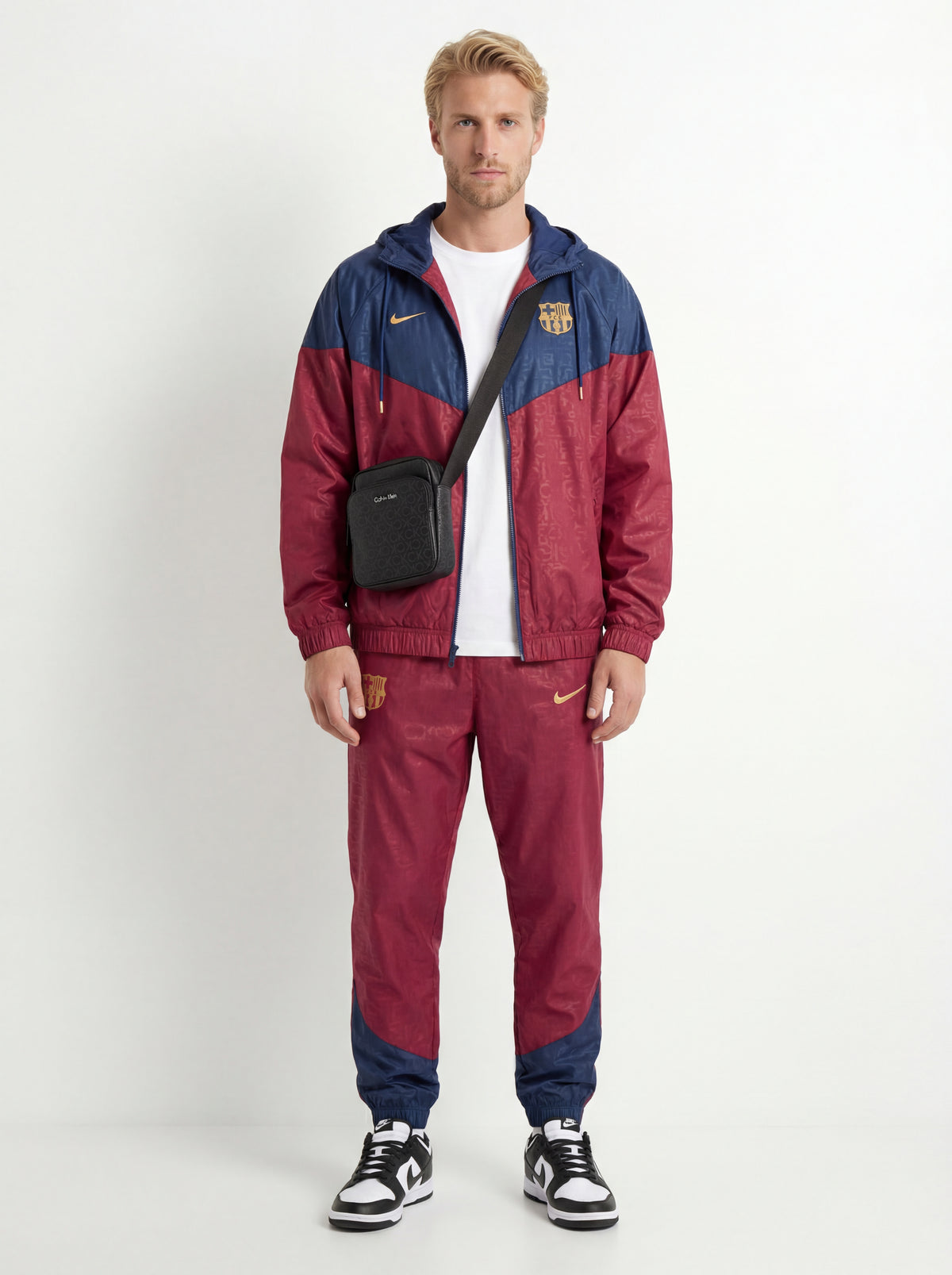 Nike DD1391 100 + Nike Tuta Barcellona + Calvin Klein Tracolla - 01