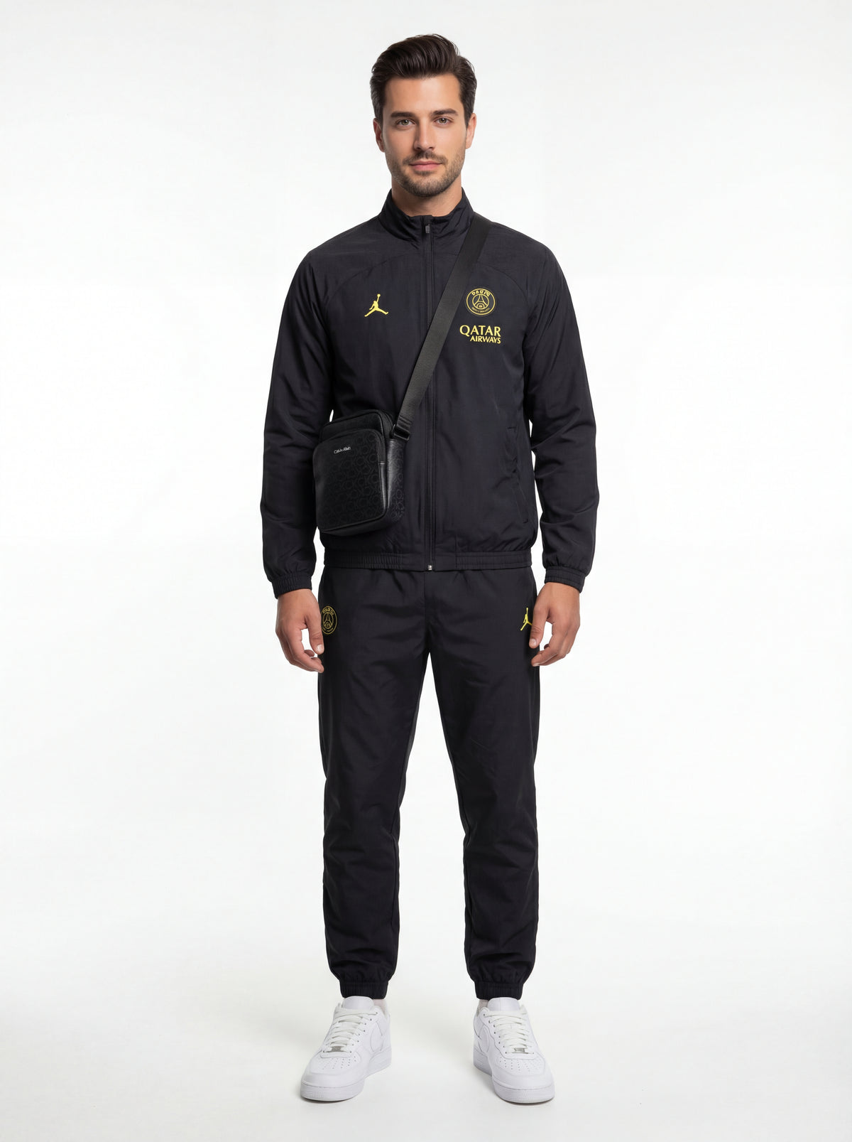 CW2288 111 Air + Nike Tuta Jordan + Calvin Klein Tracolla - 01