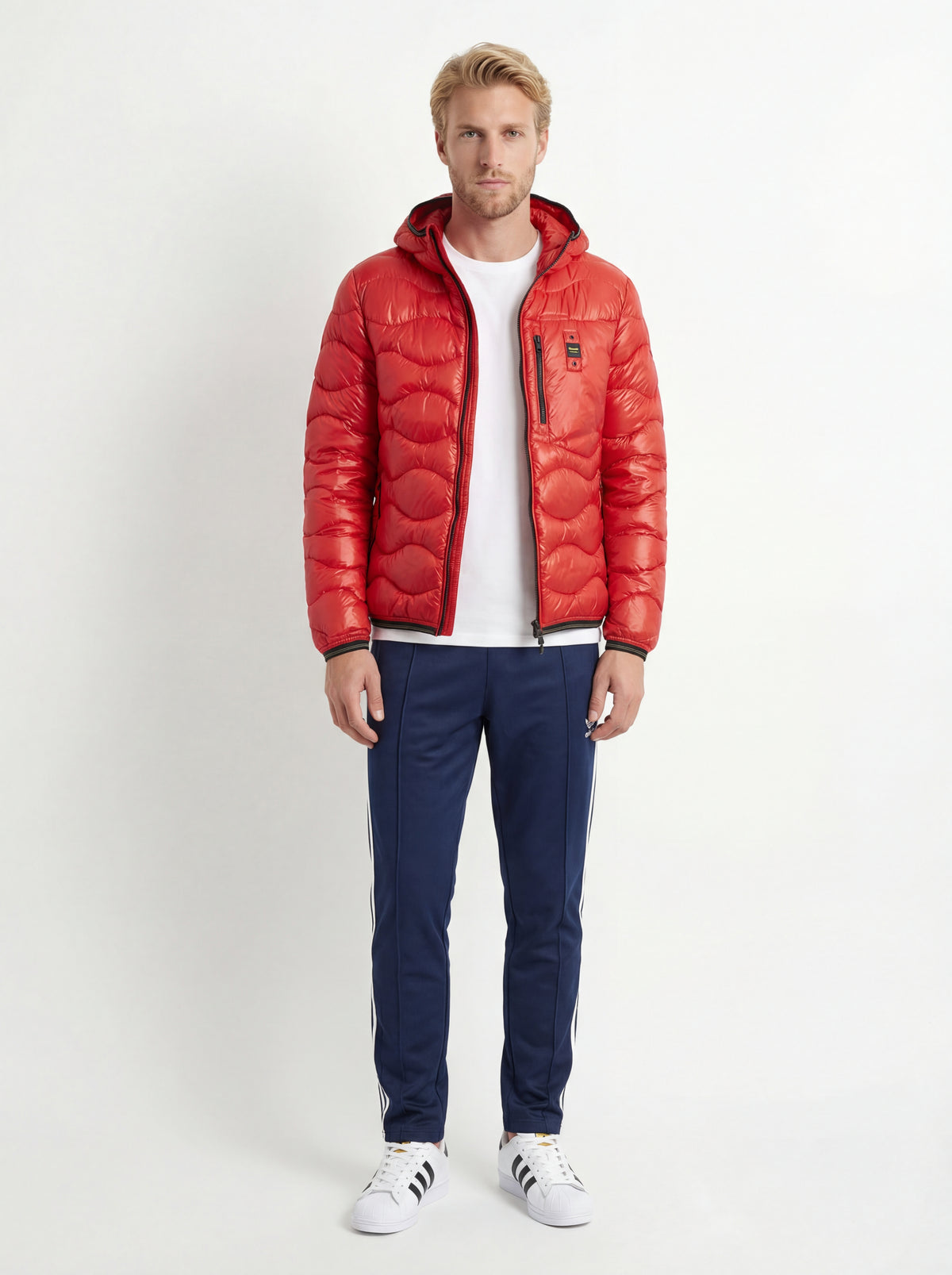 Superstar + Blauer Giubbino Uomo + Adidas Pantalone tuta - 02