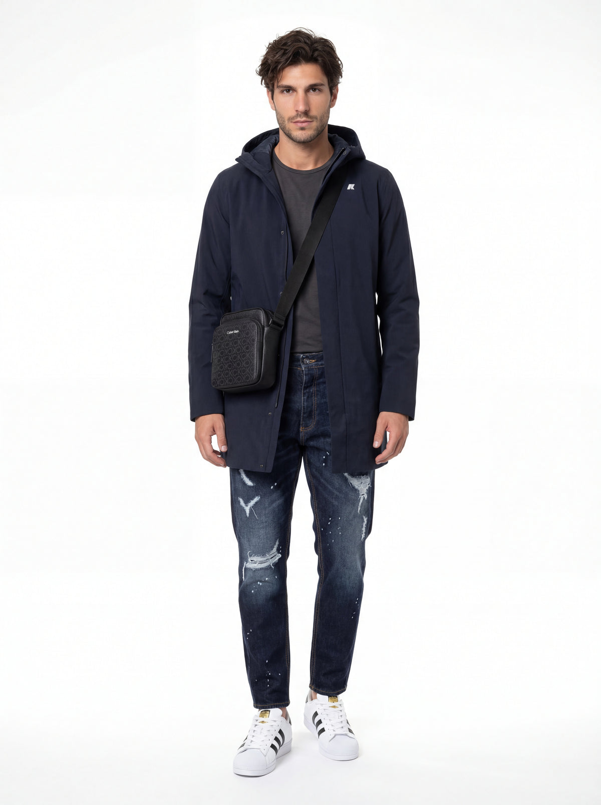 Superstar + K-way Giubbino Bonded + Soldier Jeans Crop + Calvin Klein Tracolla - 02