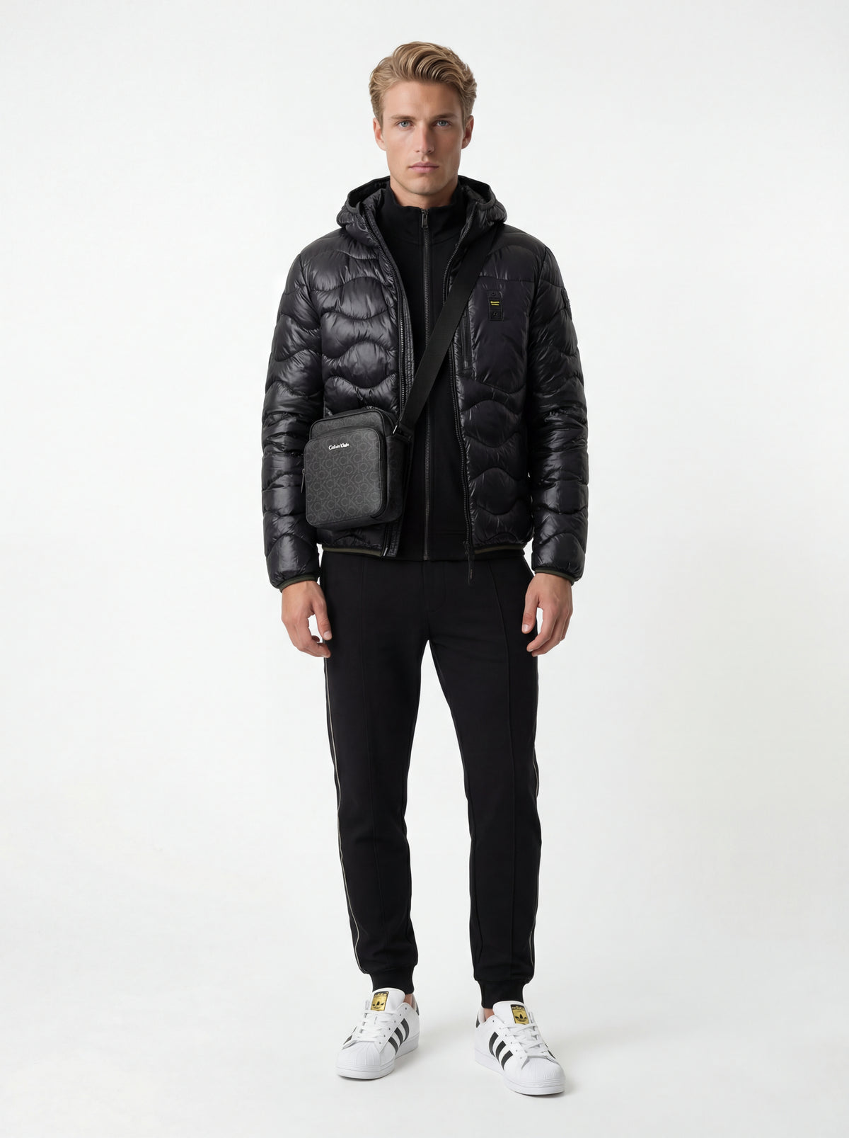 Superstar + Blauer Giubbino Piuma + Guess Tuta Uomo + Calvin Klein Tracolla - 01