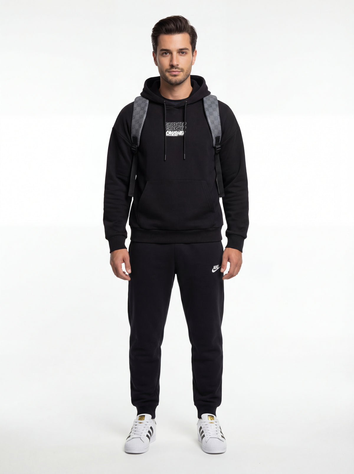 Superstar + Napoli Maglia Replica + Nike Pantaloni Tuta + Emporio Armani Felpa Uomo + Jordan Zaino - 01